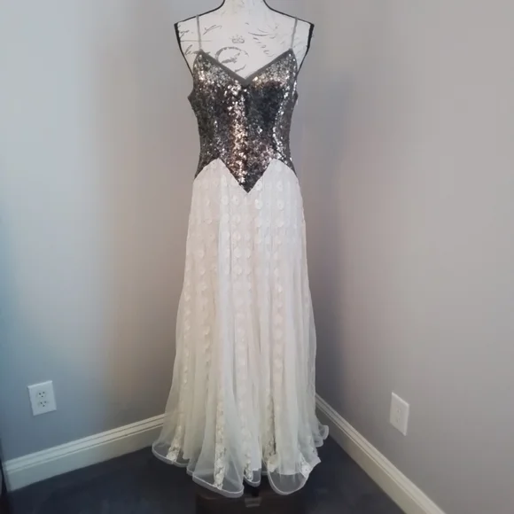 Rare Free People Kristin's Limited Edition Glamour Dress Sequin Lace - 10